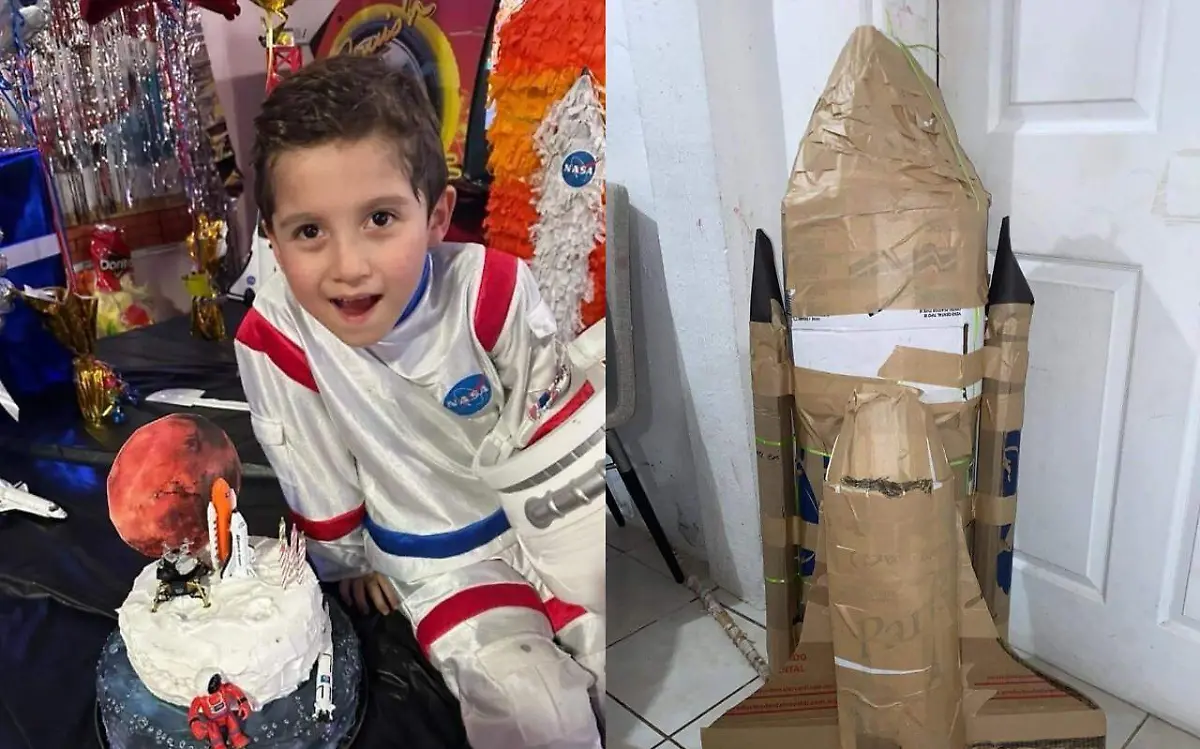 El pequeño astronauta de Tamaulipas celebró su cumpleaños número seis Cristian Vento